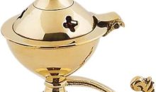 Christian Byzantine Orthodox Greek Censer Incense Burner Liturgy (7707b)