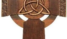 Abbey Gift Trinity Treasures Cross, Yellow (55260T), 6.13 x 9.25