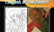 Orthodox Icon Coloring Book Vol. 8: 13 Icons of the Saints
