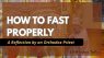 Orthodox Fast Explained | How to Fast Properly in 5 Minutes