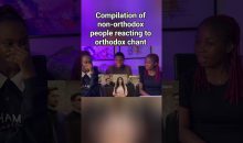 compilation of non-orthodox people reacting to orthodox chant #orthodoxchristian #orthodoxy