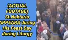 149) (ACTUAL FOOTAGE) St.Nektario APPEARS during His Feast Day during Liturgy