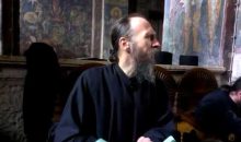 Blind Orthodox Christian monk chanting